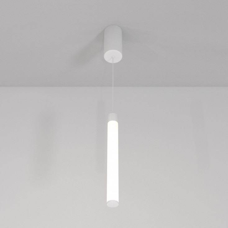 Lampada a sospensione piccola con diffusore a led lineare dal design moderno