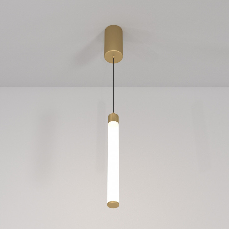Lampada a sospensione piccola con diffusore a led lineare dal design moderno