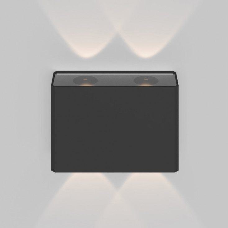 Lampada da parete per esterno a LED struttura in alluminio dal design moderno