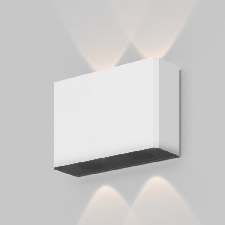 Lampada da parete per esterno a LED struttura in alluminio dal design moderno