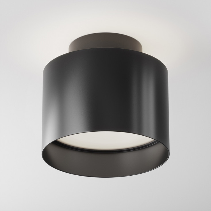 Faretto da soffitto moderna con 2 sorgenti luminose struttura in alluminio
