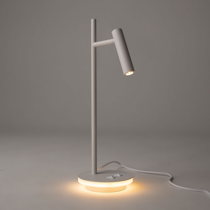 Lampada da tavolo a LED orientabile per scrivania in stile moderno in metallo