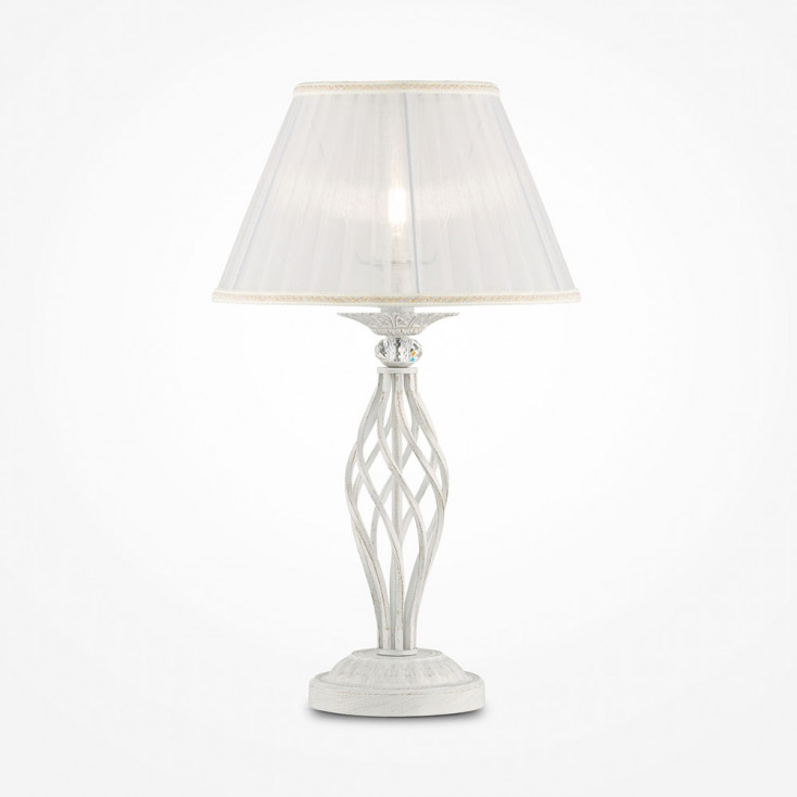 Lampada da Tavolo in stile classico con paralume in tessuto