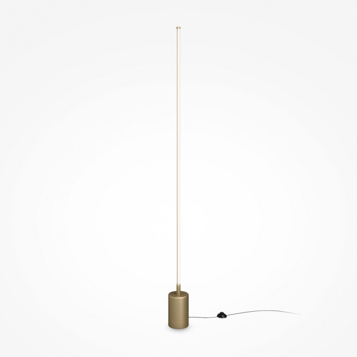 Lampada da terra a LED dimmerabile con struttura in metallo dal design moderno