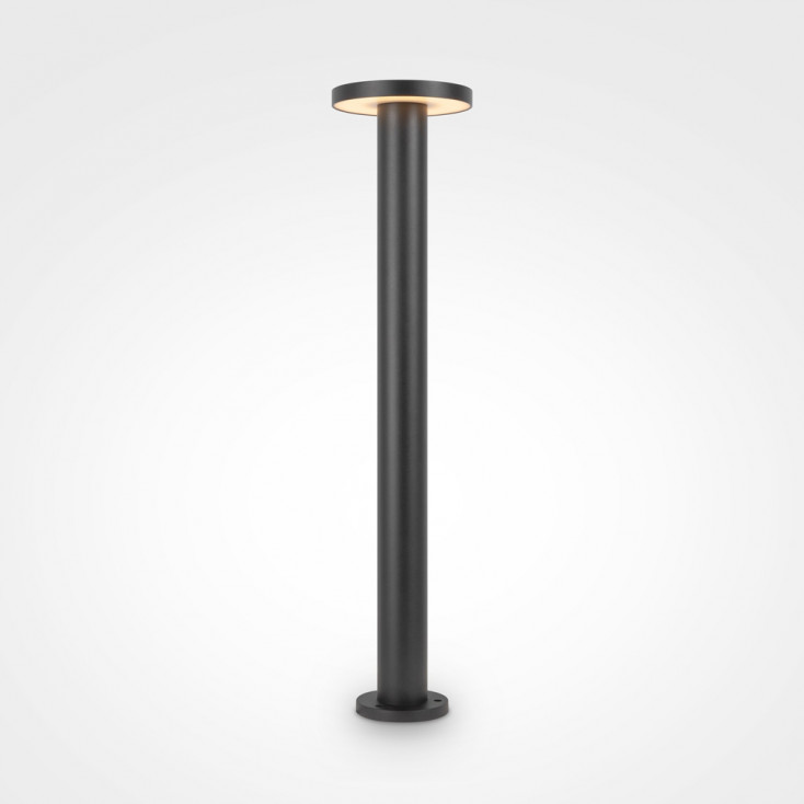Lampione da giardini con diffusore a led dal design moderno