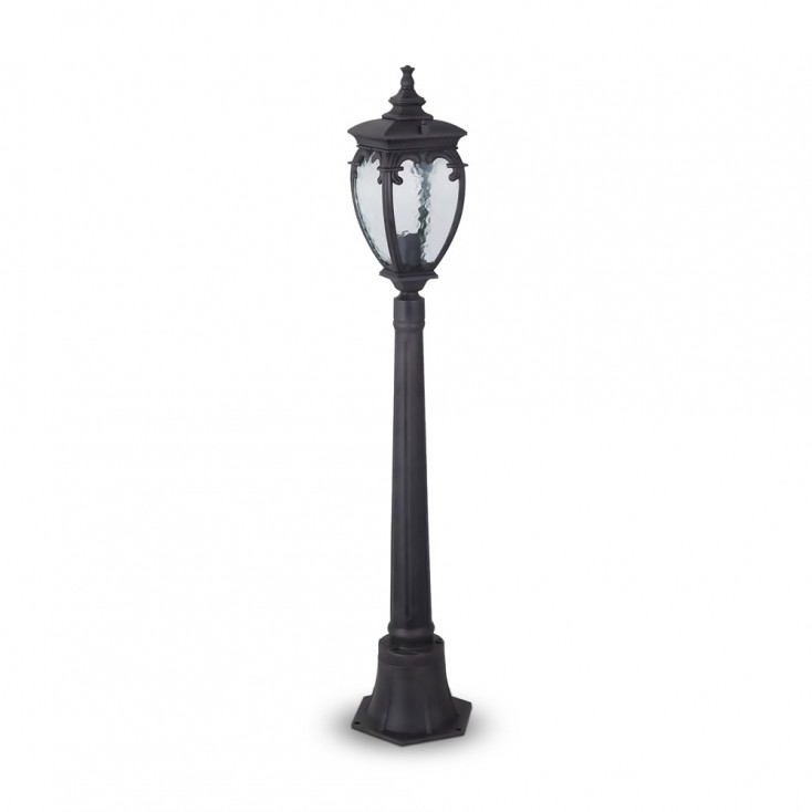 Lampada da terra alta per esterno con struttura in alluminio