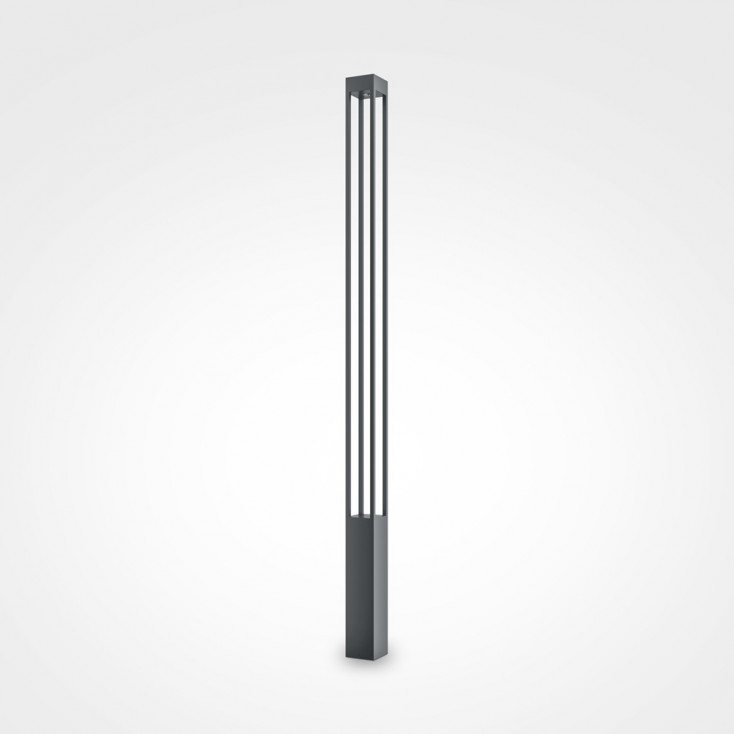 Lampione per giardini ed esterno con diffusore a LED