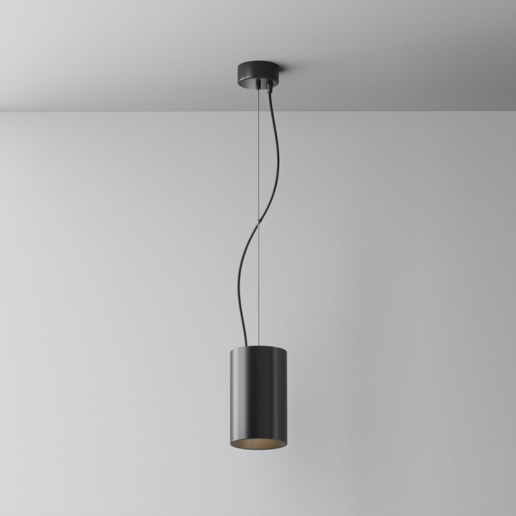 Lampda a sospensione moderna con diffusore singolo a led