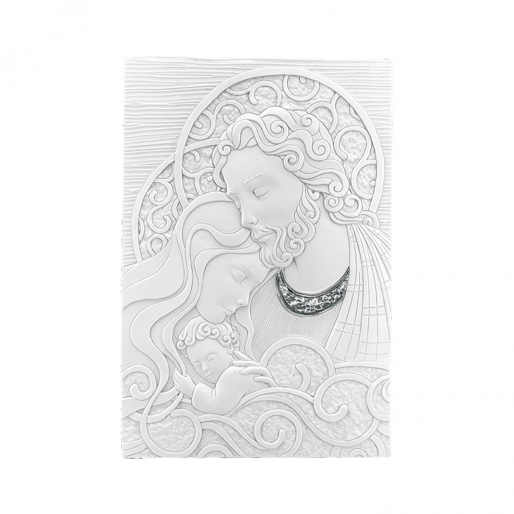 Capezzale Sacra Famiglia stile classico 20x30