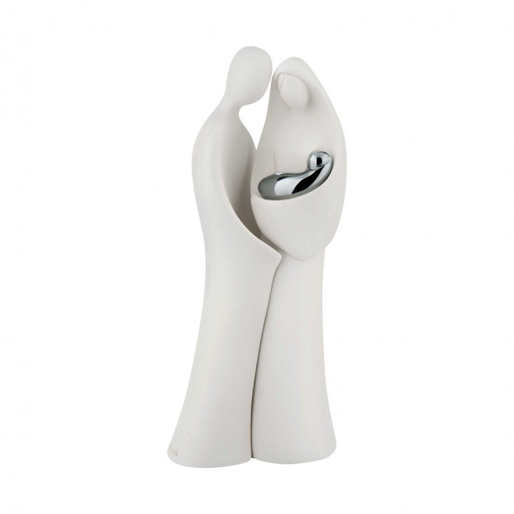 Statuina moderna con la sacra famiglia
