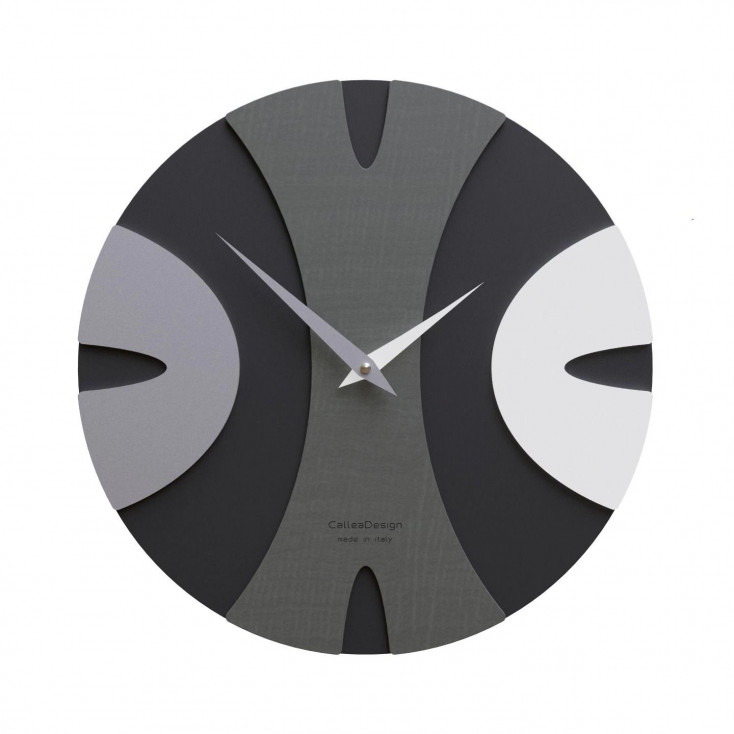Orologio da parete rotondo in legno dal design moderno ed elegante