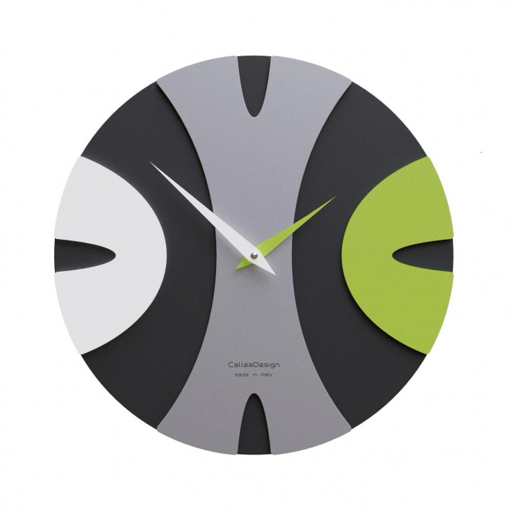 Orologio da parete rotondo in legno dal design moderno ed elegante