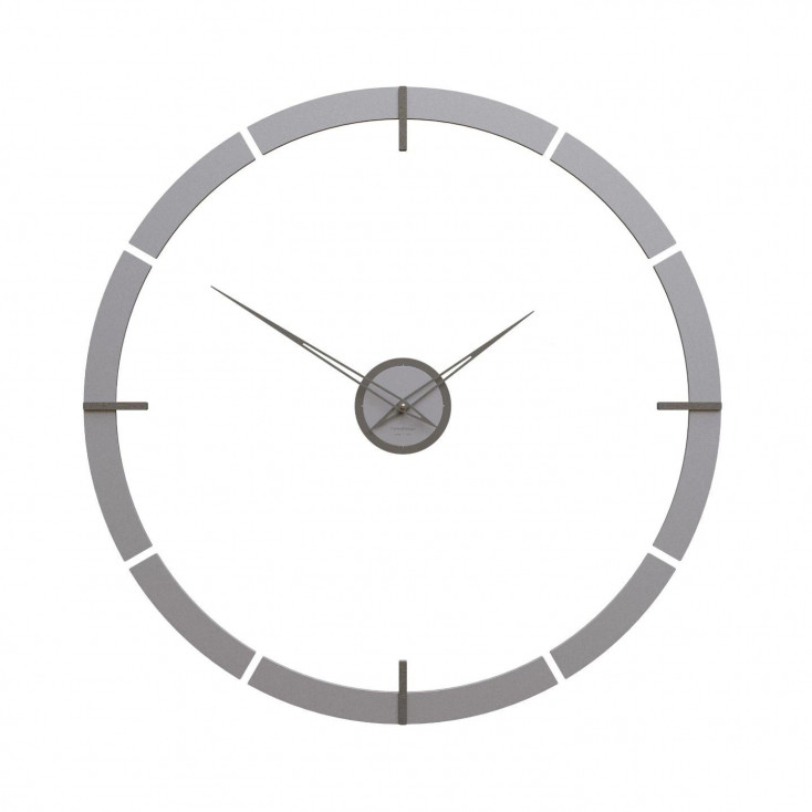 Orologio da parete rotondo in legno dal design moderno e minimalista