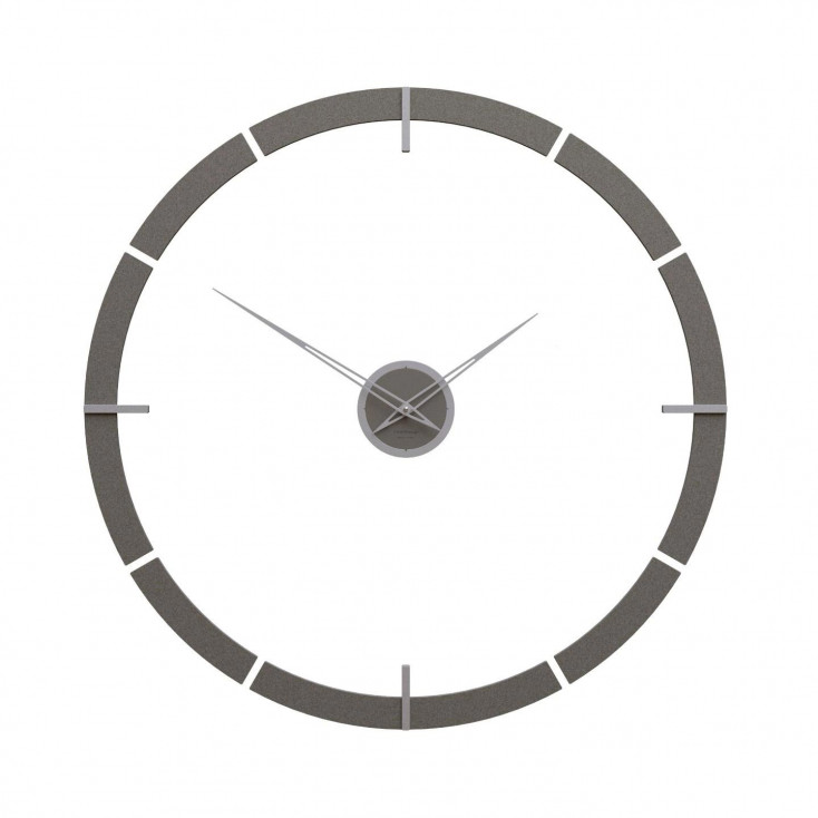Orologio da parete rotondo in legno dal design moderno e minimalista