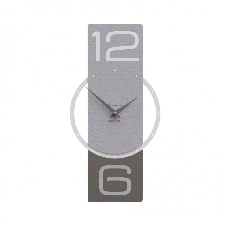 Orologio da parete verticale in legno dal design moderno ed elegante