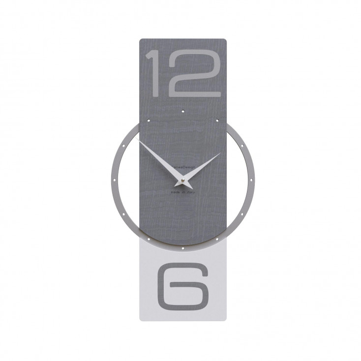 Orologio da parete verticale in legno dal design moderno ed elegante