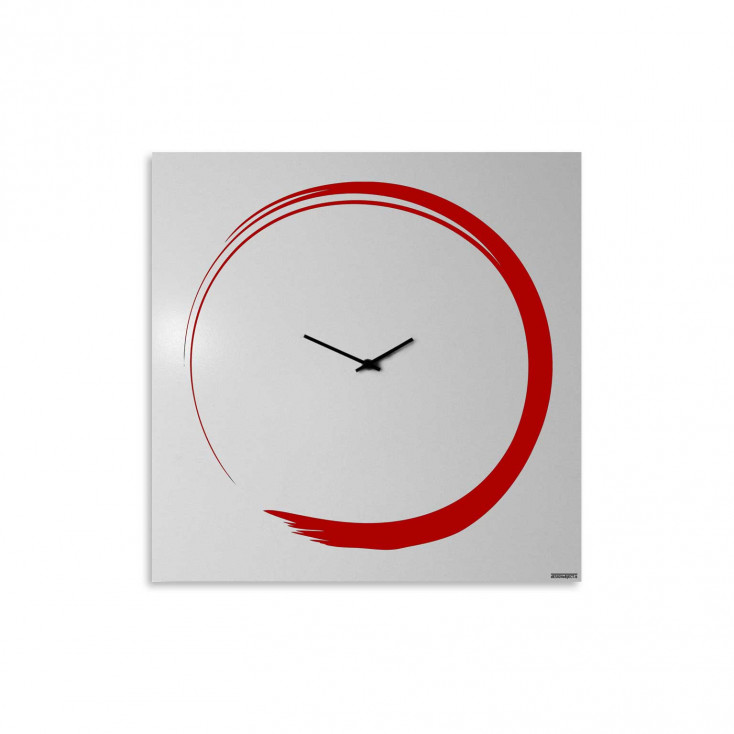 Orologio da parete ultra minimalista in metallo senza numeri "S-ENSO"