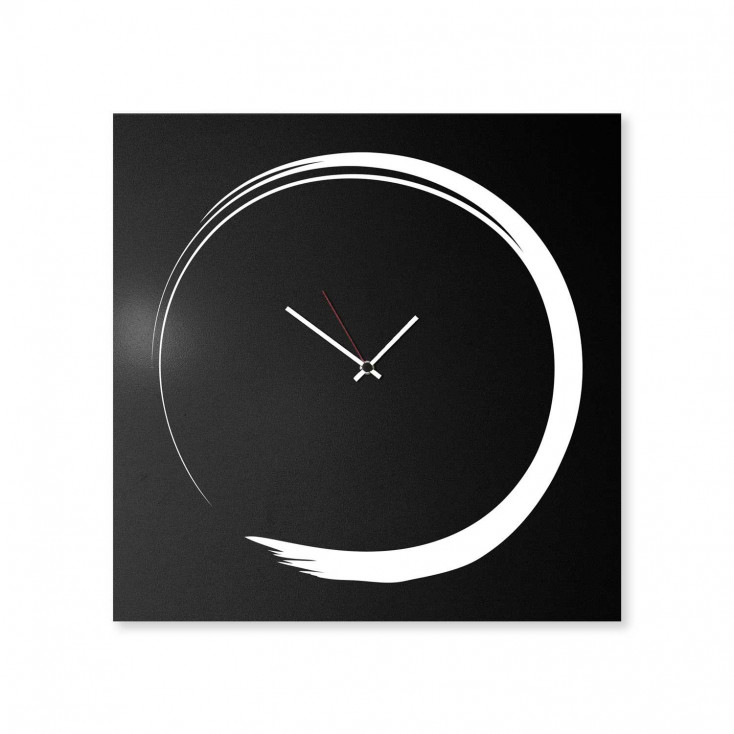 Orologio da parete ultra minimalista in metallo senza numeri "S-ENSO"