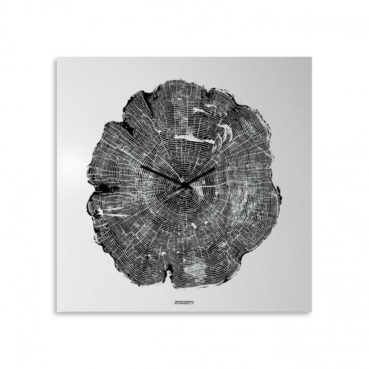 Orologio da parete in metallo di design italiano per soggiorno "LIFE"