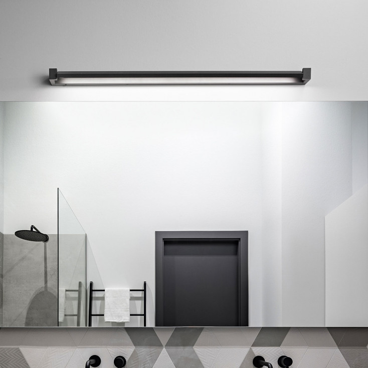 Applique da parete a LED grande orientabile stile moderno per bagno