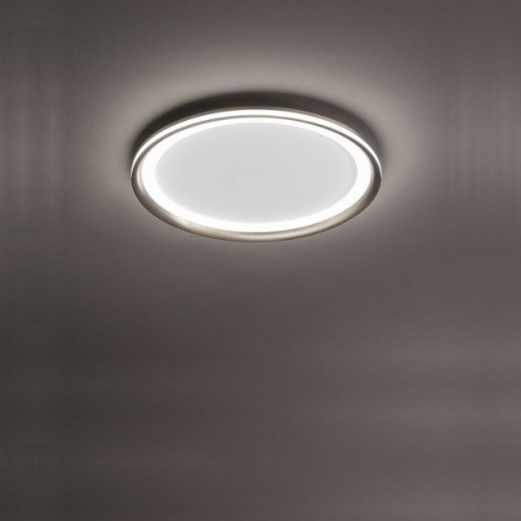 Lampada da soffitto piccola a led con struttura in metallo rotonda