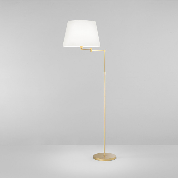 Lampada da terra orientabile in metallo dal design moderno