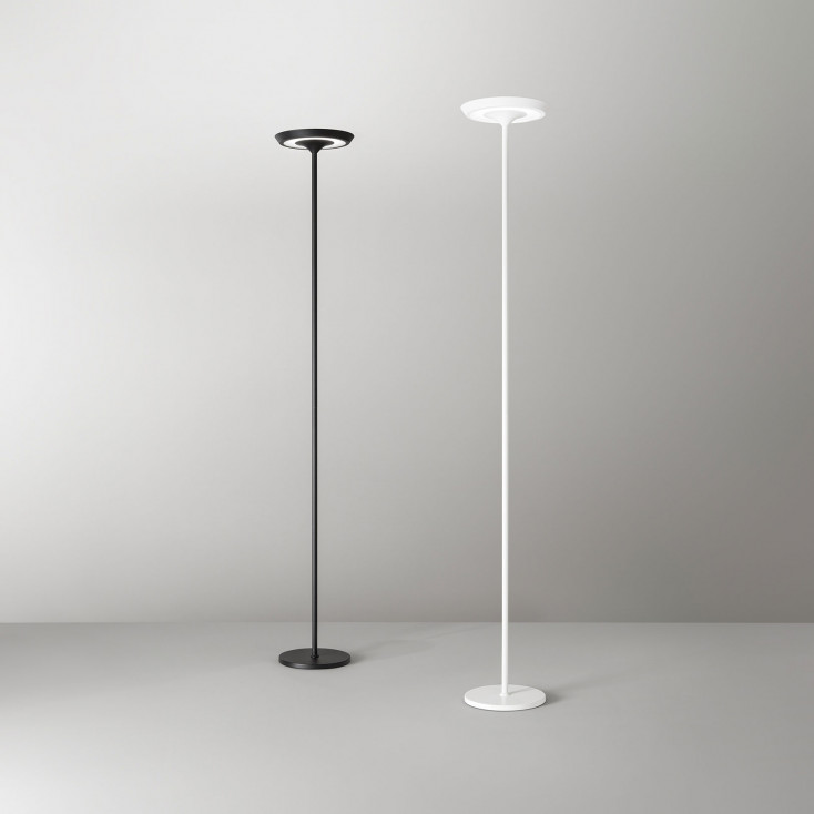 Pianatana a led struttura in metallo e diffusore in acrilico