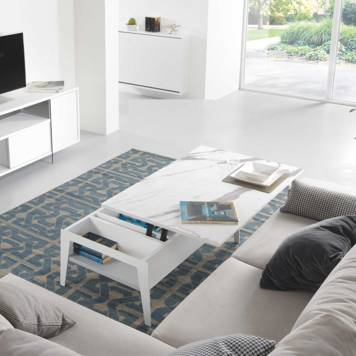 Tavolino da salotto moderno medio con contenitore
