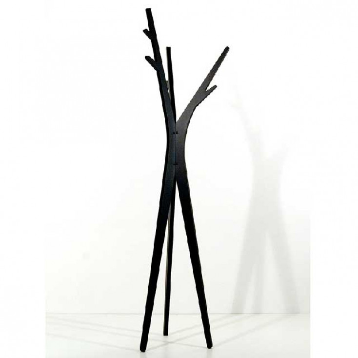 Appendiabiti da terra in legno dal design moderno ed elegante