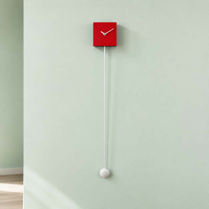 Orologio da parete a pendolo di design "Long_time"