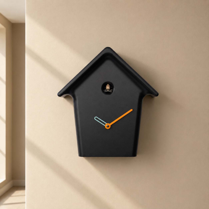 Orologio da parete con meccanismo a cucù dal design moderno ed elegante