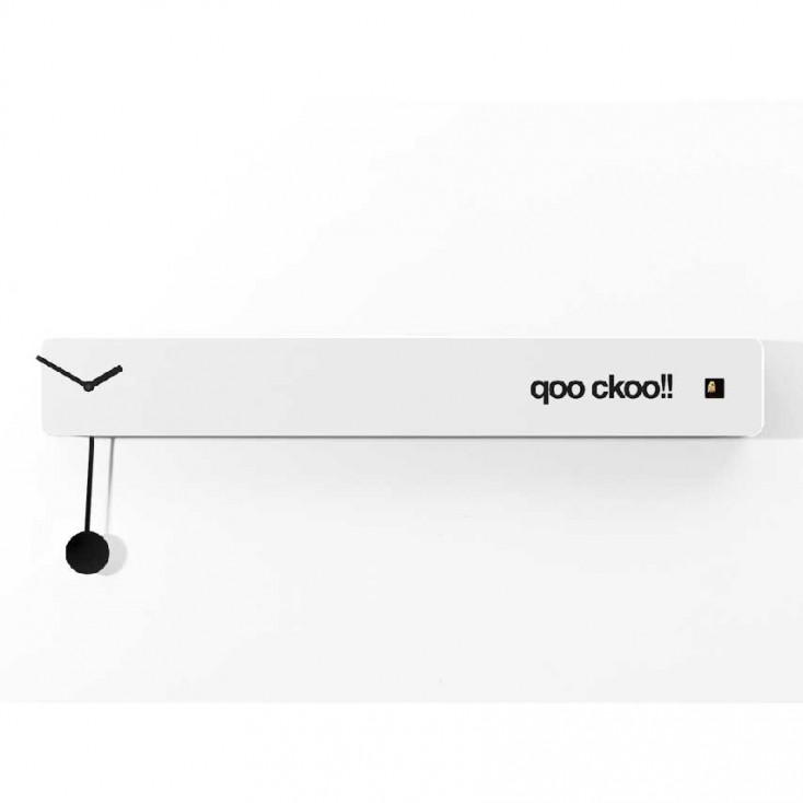 Orologio da parete orizzontale a cucù dal design moderno ed elegante