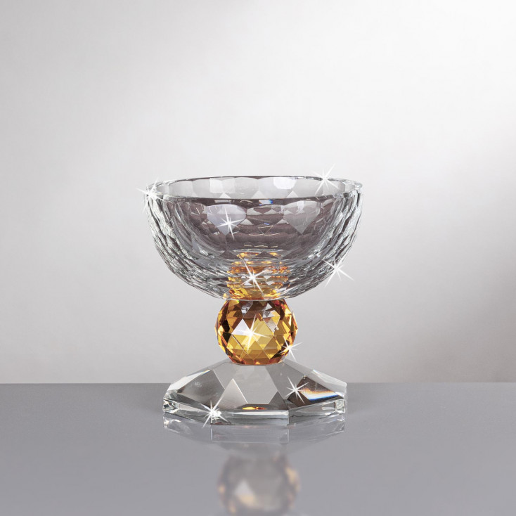 Alzatina in cristallo di design