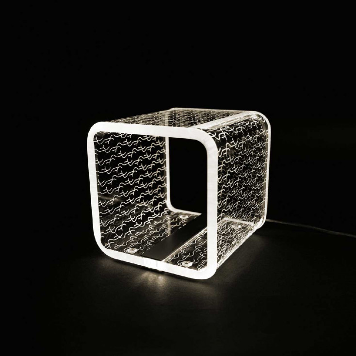 Abat Jour a LED in plexiglas in stile moderno versione Tits & Butts