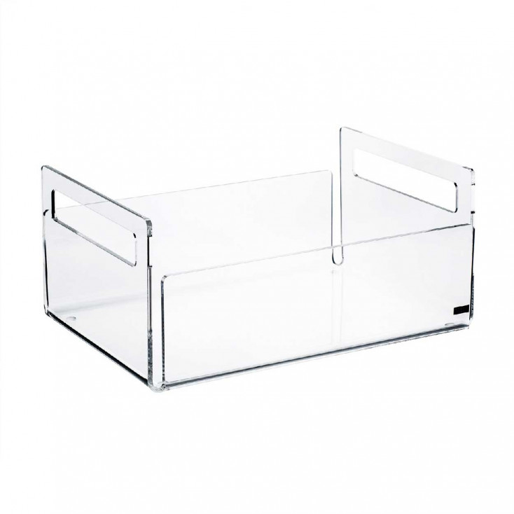 Cassetta frutta con struttura in plexiglass dalle linee moderne ed eleganti
