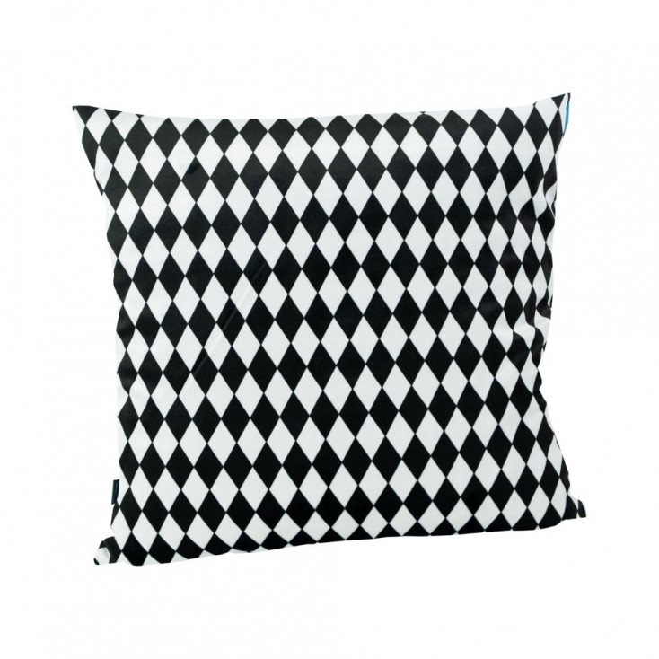 Cuscino grande moderno fodera in poliestere con decoro Foulard