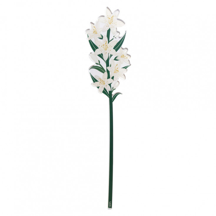 Fiore di giglio piccolo in plexiglass per vaso