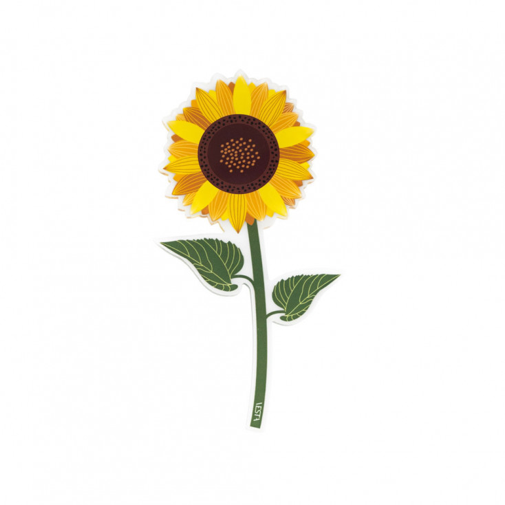 Fiore di girasole in plexiglass per vaso