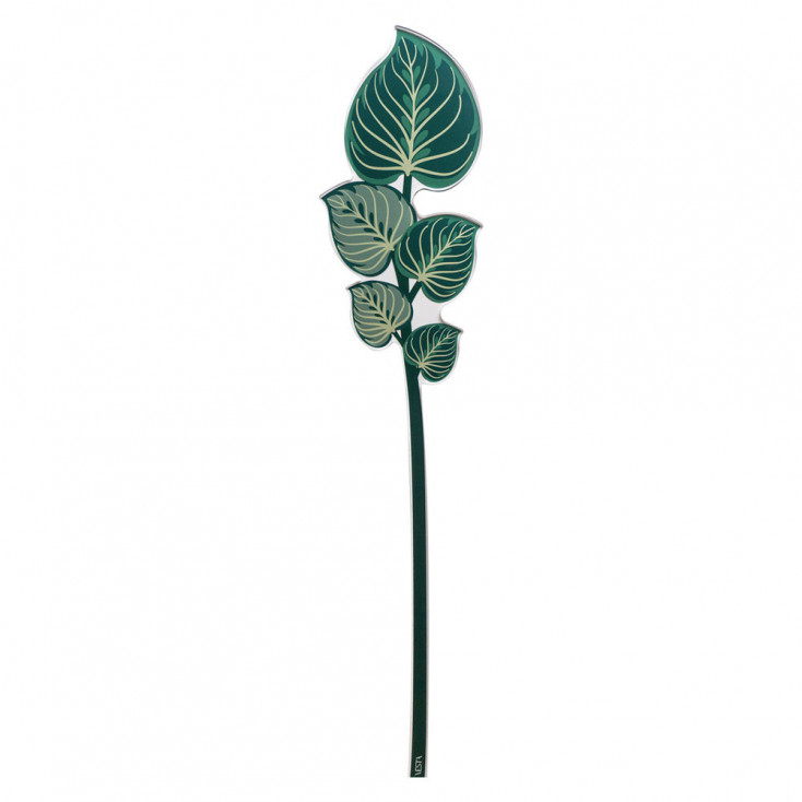 Fiore di maranta piccolo in plexiglass per vaso