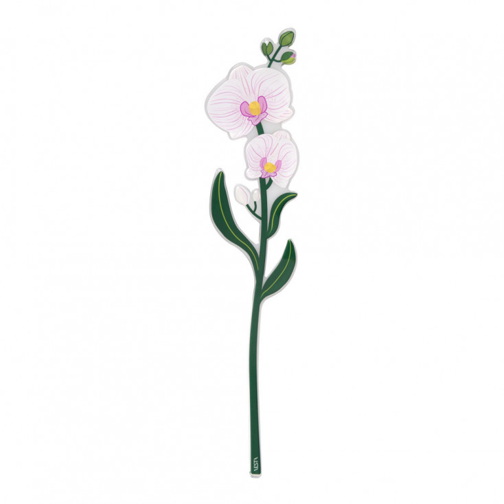 Fiore di orchidea grande in plexiglass per vaso