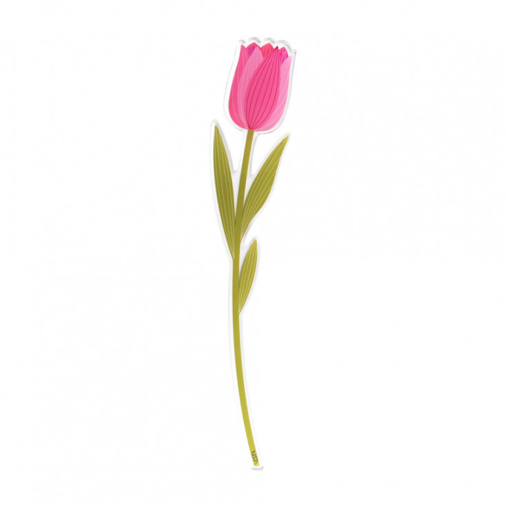 Fiore di tulipano piccolo in plexiglass per vaso
