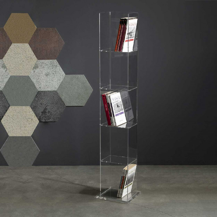 Libreria in plexiglass