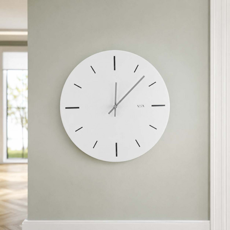 Orologio da parete moderno per cucina con lancette in metallo