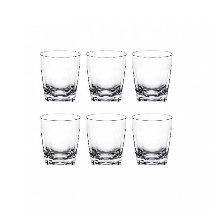 Set 6pz Tumbler di bicchieri bassi