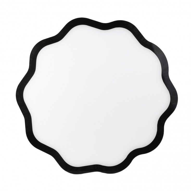 Set 2 pezzi Sottopiatti in PMMA dal design moderno a forma di fiore