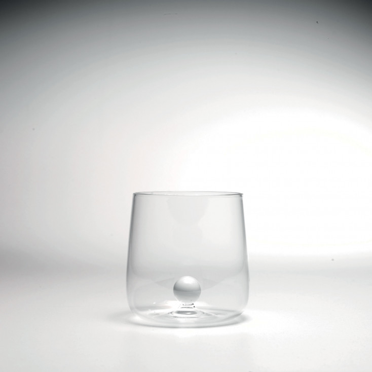 Set 6pz Bicchiere per acqua in vetro dal design moderno