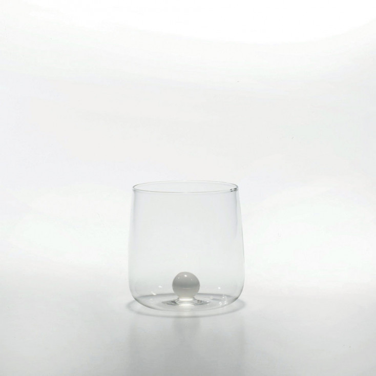 Set 6pz Bicchiere per acqua in vetro dal design moderno