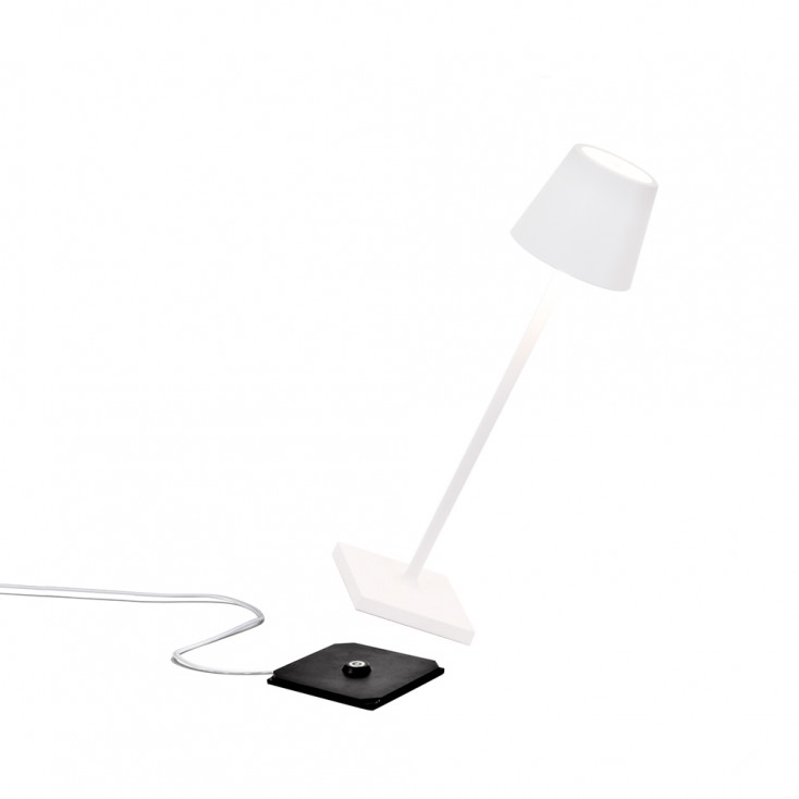 Lampada da tavolo LED dimmerabile e ricaricabile "Poldina Micro"