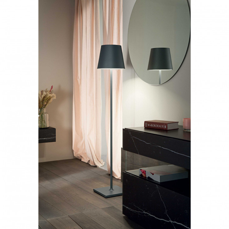 Lampada da terra LED dimmerabile e ricaricabile "Poldina XXL PRO"