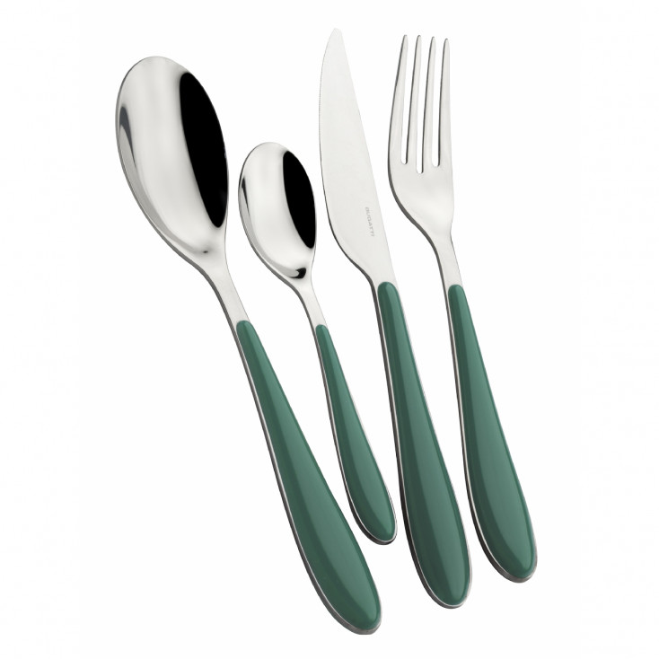 Posate da tavola in acciaio set 24pz linea "Gioia"